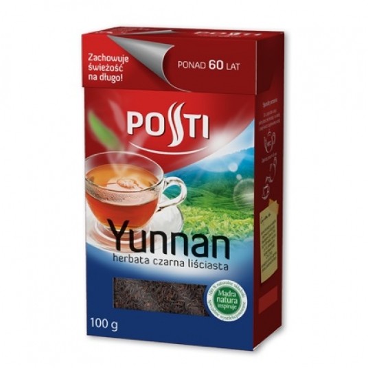 Herbata Posti Czarna liściasta YUNNAN 80g -zdjęcie numer 1