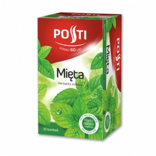 Herbata POSTI Mięta 20 torebek -zdjęcie numer 1