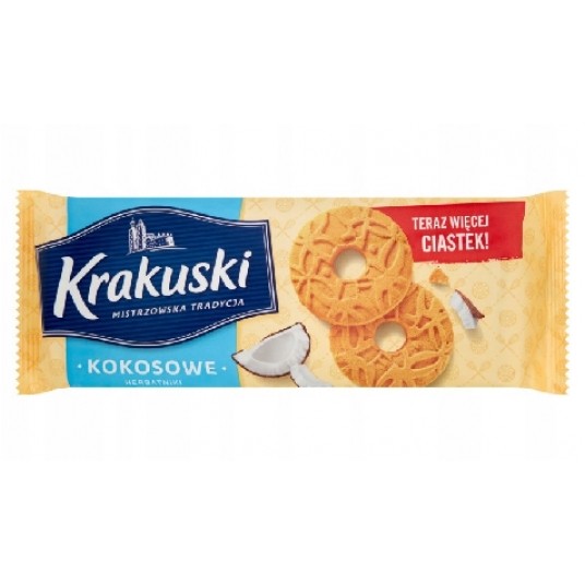 Herbatniki Kokosowe Krakuski 168g /24/ -zdjęcie numer 1