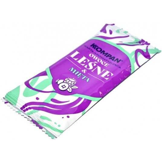 Karty do arom. Kompan Owoce leśne Mięta /25/ -zdjęcie numer 1