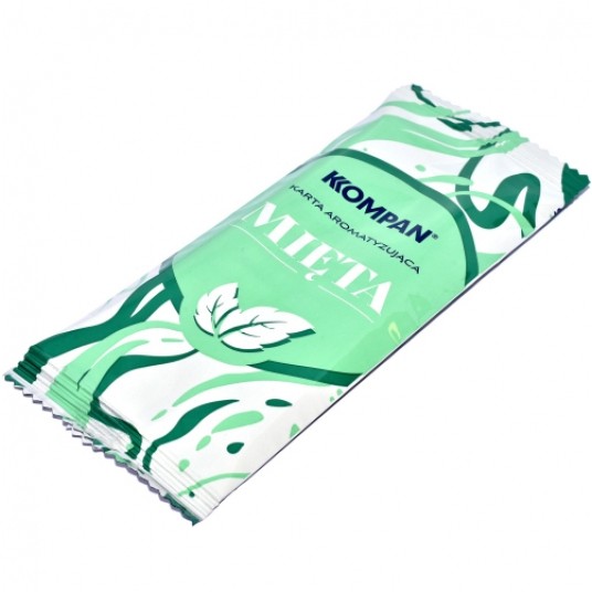 Karty do aromatyzowania Kompan Mięta /25/ -zdjęcie numer 1