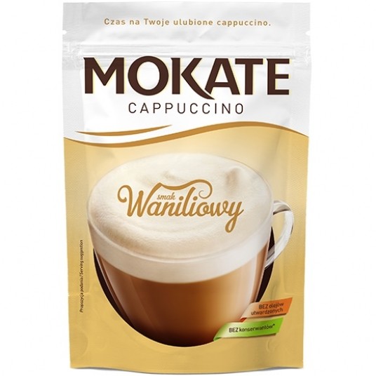 Kawa Cappucino Waniliowe Mokate 110g /10/ -zdjęcie numer 1