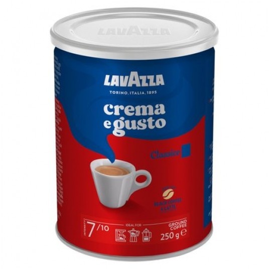 Kawa mielona Lavazza Crema Gusto Puszka 250g -zdjęcie numer 1