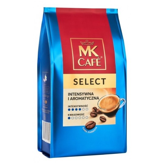 Kawa MK CAFE Select Ziarno 1kg -zdjęcie numer 1