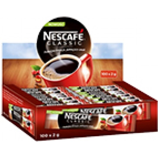 Kawa rozpuszczalna Nescafe Classic 2g /100/ -zdjęcie numer 1