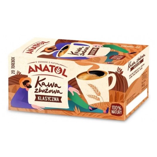 Kawa Zbożowa Anatol Klasyczna (20 torebek) 84g -zdjęcie numer 1