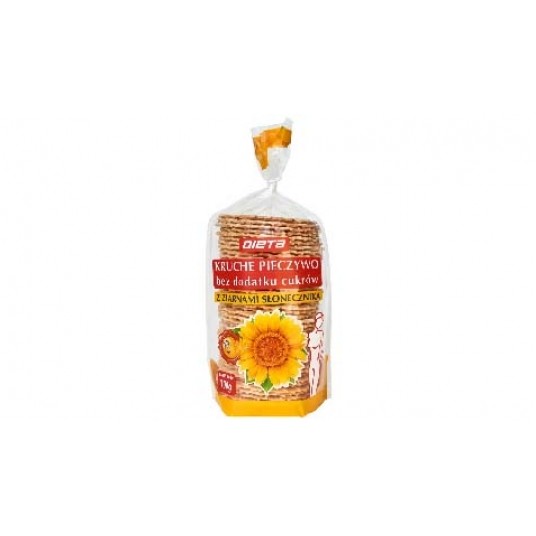 Kruche pieczywo z słonecznikiem 100g Dieta /12/ -zdjęcie numer 1