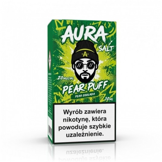 Liquid AURA SALT 10ml - Pear Puff -zdjęcie numer 1