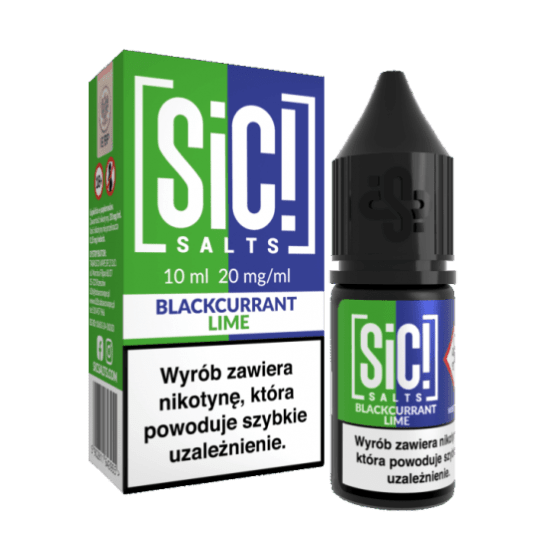 Liquid SIC! Duplex 10ml - Blackcurrant Lime -zdjęcie numer 1