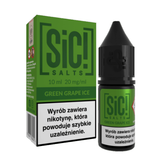 Liquid SIC! Simplex 10ml - Green Grape Ice -zdjęcie numer 1