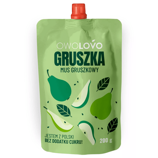 Mus Jabłko-Gruszka 200g Gruszkowy OWOLOVO -zdjęcie numer 1