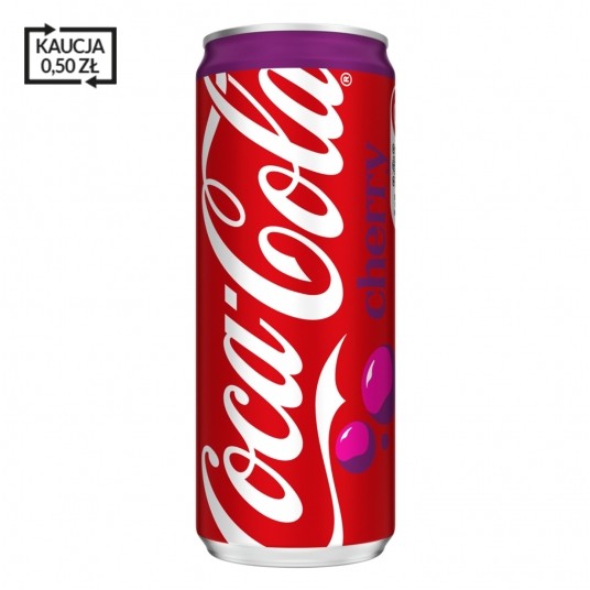 Napój COCA-COLA CHERRY puszka 330ml /24/ KAUCJA -zdjęcie numer 1