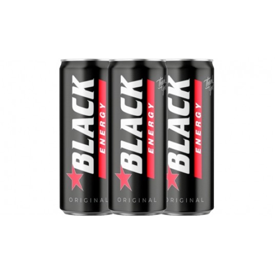 Napój Energetyczny Black Puszka 250ml /24/ KAUCJA -zdjęcie numer 1
