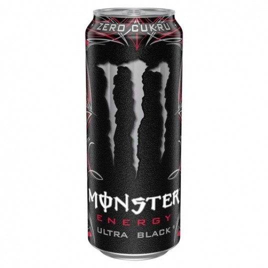 Napój MONSTER Ultra Black Wiśnia 500ml /12/ KAUCJA -zdjęcie numer 1