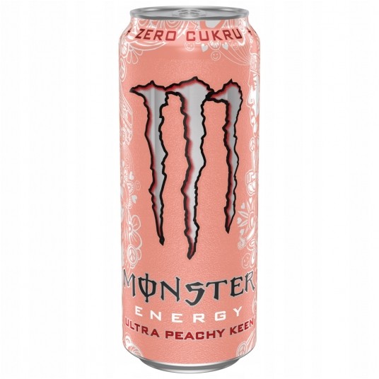 Napój MONSTER Ultra Peachy Keen 500ml /12/ KAUCJA -zdjęcie numer 1