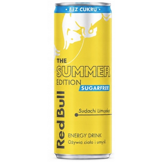 Napój RED BULL ZERO Summer Limo. 250ml /24/ KAUCJA -zdjęcie numer 1