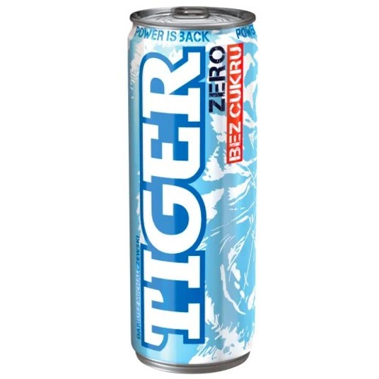 Napój Tiger ZERO Cukru 250ml /12/ KAUCJA -zdjęcie numer 1