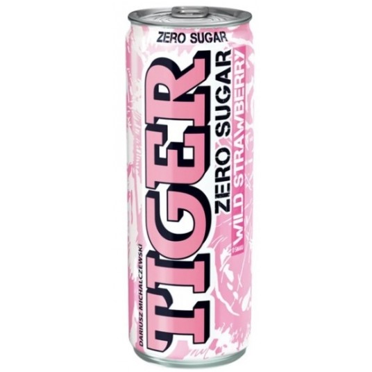 Napój Tiger ZERO Poziomka 250ml /12/ KAUCJA -zdjęcie numer 1