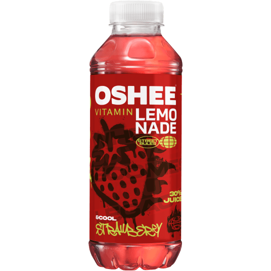 Oshee Vitamin Lemonade Strawberry 555ml /6/ KAUCJA -zdjęcie numer 1
