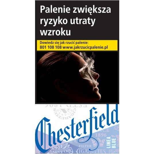 Pap. Chesterfield BLUE SUPERSLIMS <23.50>STARA C. -zdjęcie numer 1