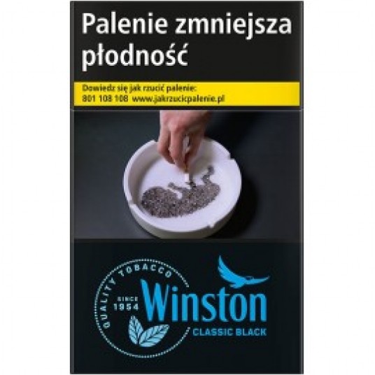 Pap. Winston Classic Black KS <21.99> STARA CENA -zdjęcie numer 1
