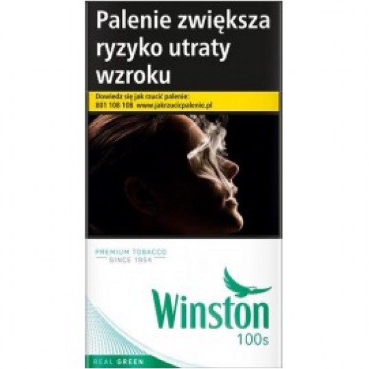 Pap. WINSTON Green 100 <25.50> NOWA CENA -zdjęcie numer 1