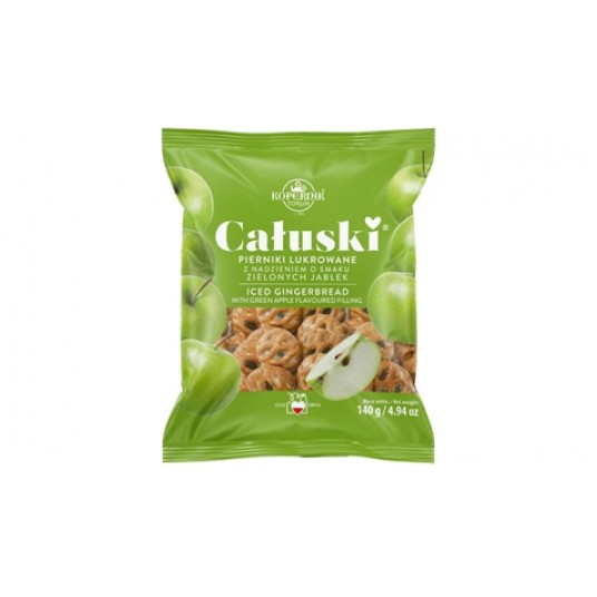 Pierniki Toruńskie Całuski Jabłkowe Kopernik 140g -zdjęcie numer 1