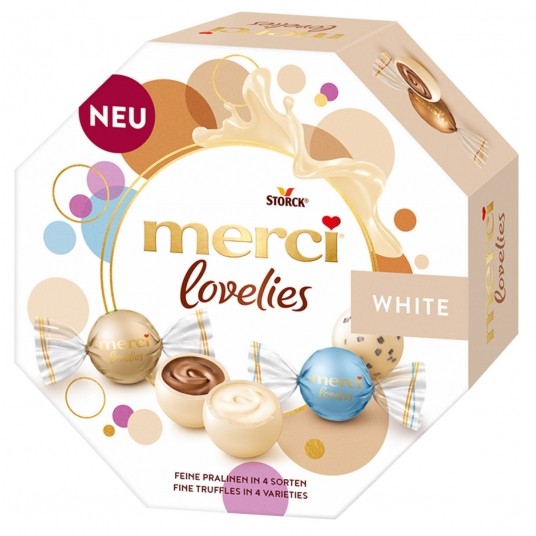 Praliny Merci Lovelies White 185g Storck /7/ -zdjęcie numer 1