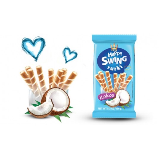 Rurka HAPPY SWING Kokosowa Flis 150g /16/ -zdjęcie numer 1