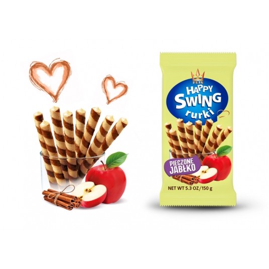 Rurka HAPPY SWING Pieczone Jabłko Flis 150g /16/ -zdjęcie numer 1