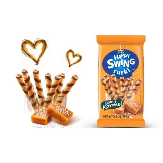 Rurka HAPPY SWING Słony Karmel Flis 150g /16/ -zdjęcie numer 1
