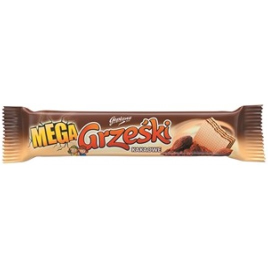 Wafel Grześki Mega Kakaowe 34g /36/ -zdjęcie numer 1
