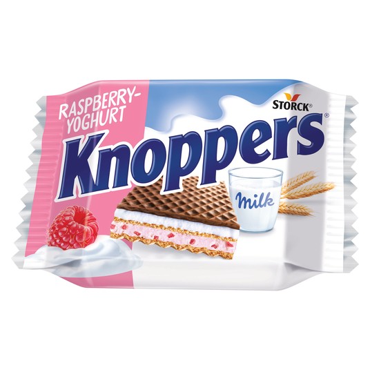 Wafelki Knoppers Malina Jogurt 25g /24/ -zdjęcie numer 1