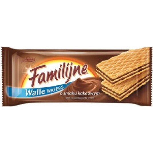 Wafle Familijne Kakaowe Jutrzenka 180g /24/ -zdjęcie numer 1