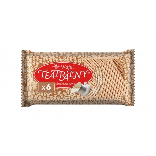 Wafle Teatralne Śmietankowe Kopernik 100g /24/ -zdjęcie numer 1