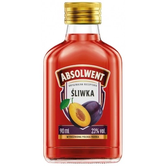 Wódka Absolwent Śliwka 23% 0.09L /12/ -zdjęcie numer 1