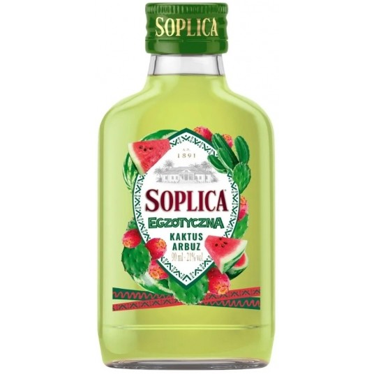 Wódka Soplica Kaktus Arbuz 21% 0.09L /12/ -zdjęcie numer 1