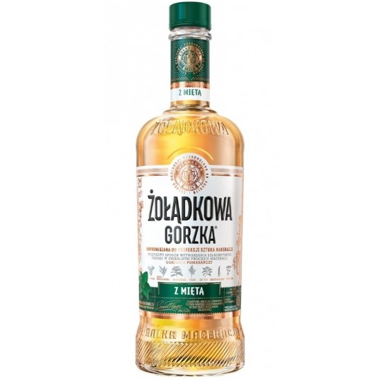 Wódka Żołąd. Gorzka z miętą 28% 0.5L /12/ -zdjęcie numer 1