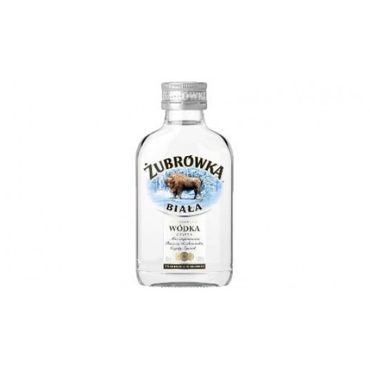 Wódka Żubrówka Biała 40% 0.09L /12/ -zdjęcie numer 1