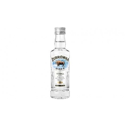 Wódka Żubrówka Biała 40% 0.2L /24/ -zdjęcie numer 1