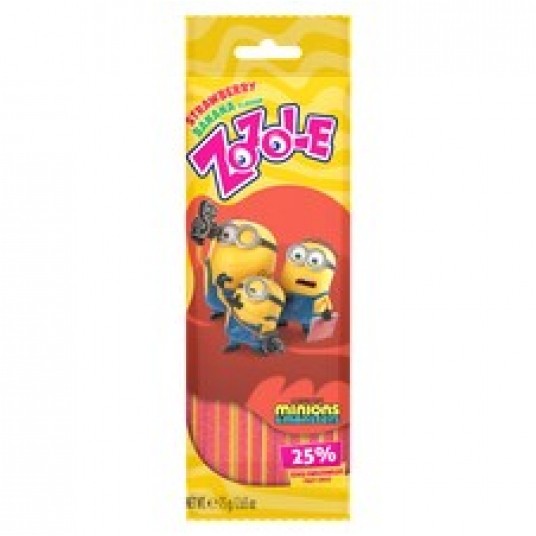 Żelki Zozole Minions Strawberry Banan 75g /32/ -zdjęcie numer 1