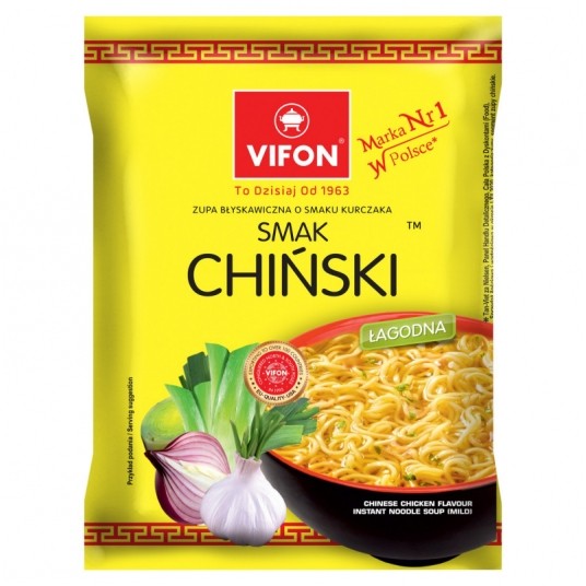 Zupa Vifon Kurczak Chiński Łagodny 70g /24/ -zdjęcie numer 1