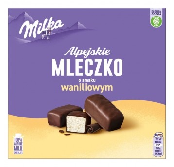 Alpejskie Mleczko Wanilia 330g /8/