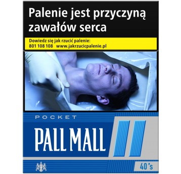 B25 Pap. PALL MALL 40 BLUE <45,40> "WYS.M"