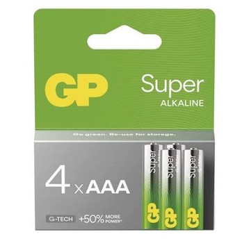 Baterie GP Super Alkaline AAA LR3/4bp /10/