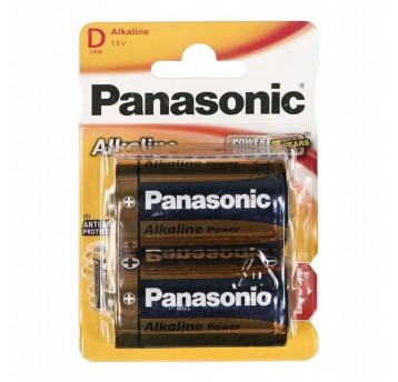 Baterie PANASONIC ALKALINE LR20/2bp /12/