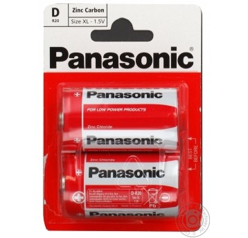 Baterie PANASONIC R20/2bp /12/