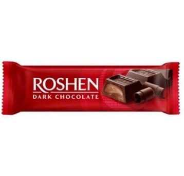 Baton Dark Chocolate Roshen 33g /30/
