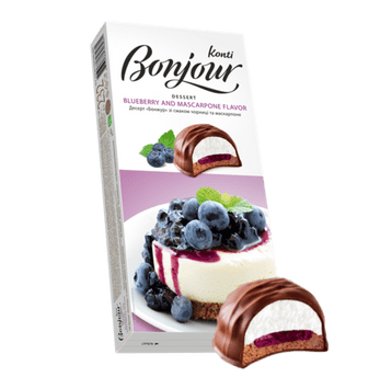 Bombonierka Bonjour Blueberry Mascarpon Zante 232g