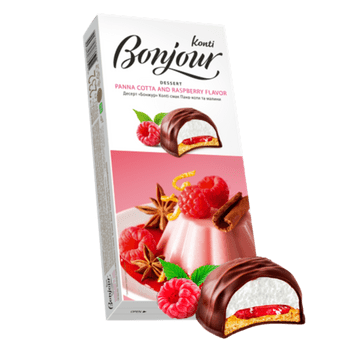 Bombonierka Bonjour Panna Cotta Malina Zante 232g